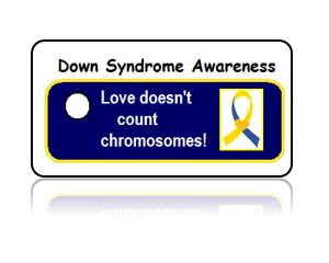 Down Syndrome Awareness Key Tags