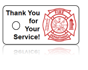 Firefighter Appreciation Key Tags