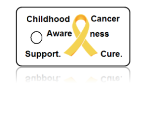 Childhood Cancer Awareness Yellow Ribbon Key Tags