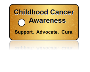 Childhood Cancer Awareness Gold Key Tags