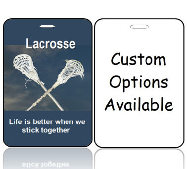 BagTag20-CO - Lacrosse Bag Tag - Custom Options