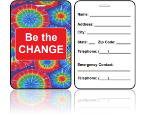 Be The Change Bag Tags