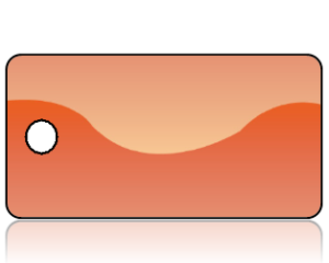 Create Design Key Tags Orange Modern Wave