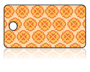 Create Design Key Tags Orange Yellow Background