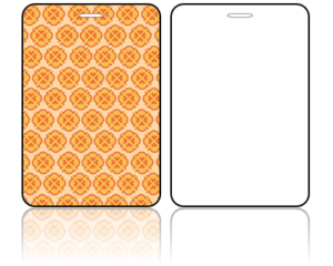 Create Design Bag Tags Orange Modern Design