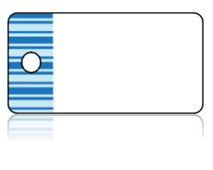 Create Design Key Tags Blues Stripes Horizontal Border