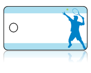 Create Design Key Tags Sports Tennis Male Serve