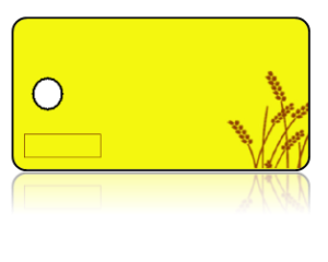 Create Design Key Tags Yellow Wheat