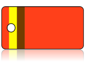 Create Design Key Tags Orange Yellow Brown Stripes