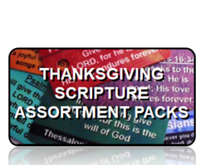 Bible Scripture Key Tags Assortment Packs Thanksgiving
