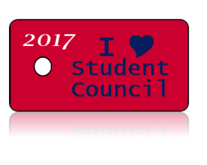 Student Council Club Key Tags