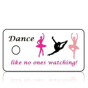 Dance01 - Like no ones watching - Pink Black Ballerina