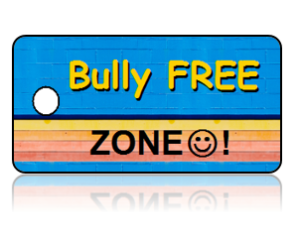 Bully Free Zone Education Key Tags