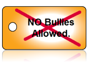 Bully Free No Bullies Education Key Tags