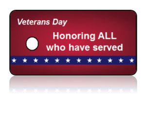 Veterans Day Appreciation Key Tags