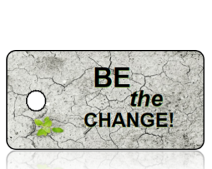Be the Change- Green Plant in Cement