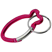 Carabiners Fish Shape Red