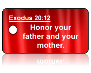 Exodus 20:12 Bible Scripture Key Tags