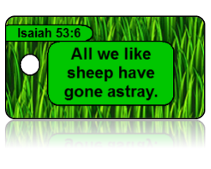 Isaiah 53:6 Bible Scripture Key Tags