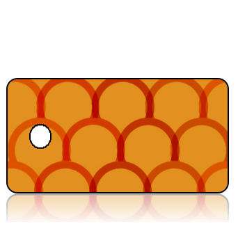 ScriptureTagBlankA9 - Build IT - Modern Orange Red Shingle Pattern