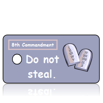 ScriptureTagCO8T - 8th Commandment - Stone Commandment Scroll