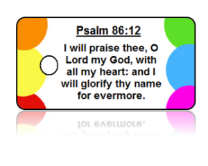 Psalm 86:12 Bible Scripture Key Tags