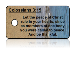 Colossians 3:15 Bible Scripture Key Tags