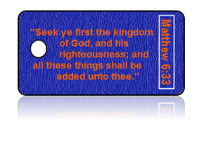 Matthew 6:33 Bible Scripture Key Tags