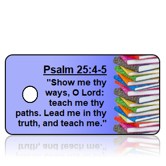 ScriptureTagD33 - NIV - Psalm25vs4-5 - Blue Stack Books