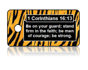 1 Corinthians 16:13 Bible Scripture Key Tags