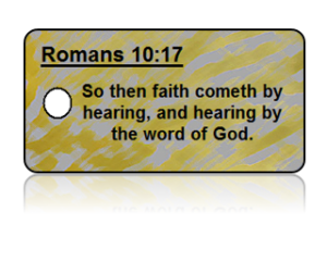 Romans 10:17 Bible Scripture Key Tags