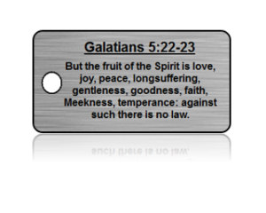 Galatians 5:22-23 Bible Scripture Key Tags
