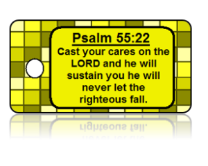 Psalm 55:22 Bible Scripture Key Tags