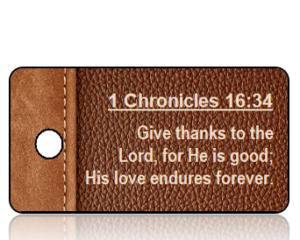 1 Chronicles 16:34 Bible Scripture Key Tags (NIV)