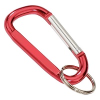 Carabiners D Shape Red