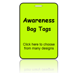 Awareness Bag Tags