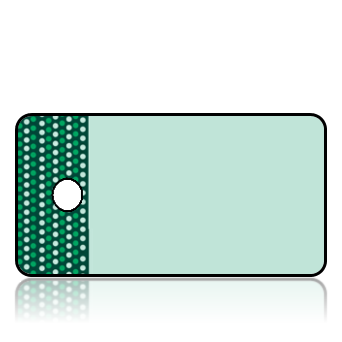 BuildITA105 - Build IT - Mint Green with Green Dot Border