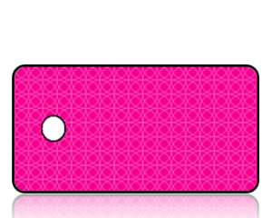 Create Design Key Tags Pink Two Tone Faint Circles