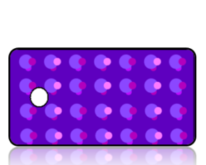 Create Design Key Tags Purple Super Retro