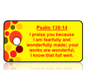 Psalm 139:14 Bible Scripture Key Tags NIV
