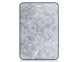Create Design Bag Tag Gray Cool Ice