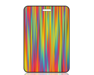 Create Design Bag Tag Color Stripes Musing