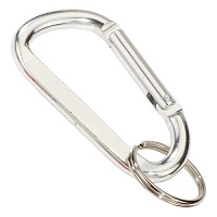 Carabiners D Shape Silver