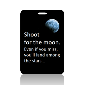BagTagS13BBOBP - Shoot for the Moon... Bag Tag