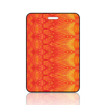 BuildITB32 - Red Orange Batik Fish Pattern