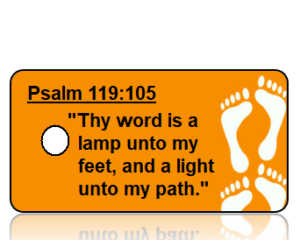 Psalm 119:105 Bible Scripture Key Tags