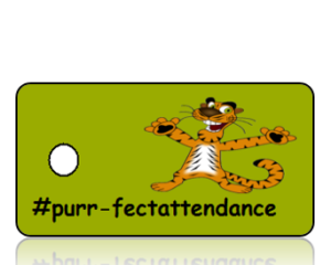 Purrfect Attendance Hashtag Key Tags