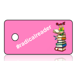 Radical Reader Girl Hashtag Key Tags