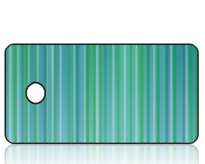 Create Design Key Tags Aqua Stripes
