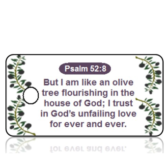 ScriptureTagD100 - NIV - Psalm 52 vs 8 - Olive Branch